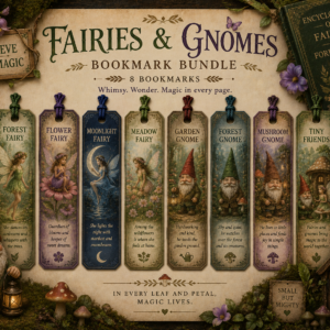 Fairies & Gnomes Bookmark Bundle