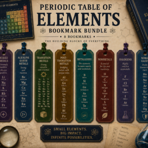 Periodic Table of Elements Bookmark Bundle